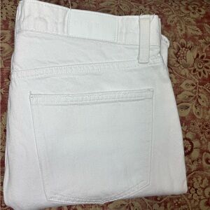 PISTOLA White Presley High Rise Relaxed Roller Distressed Jeans Women’s 28